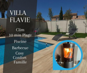 VILLA FLAVIE- luxueuse - Havre de paix avec poêle à bois Confort Jardin Barcecue 10min PLAGE- FAMILLE-PISCINE-TOP PROS SERVICES Conciergerie